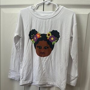 Bamboo White Long Sleeve Pajama Tee